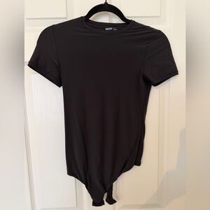 Aerie / Smoothiez - Short sleeve Bodysuit - Black - Medium